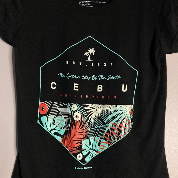 islands Cebu Philippines Souvenir TShirt S. - Picture 2 of 4